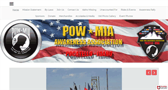 Desktop Screenshot of powmiarodeo.org